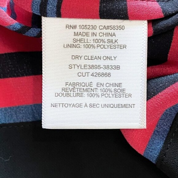 JOIE DAWNA 100% SILK STRIPED TANK SHIFT DRESS - XS - Picture 10 of 10